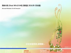 雨林木风 Ghost Win10 64位 完美装机版 2016年09月
