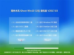 雨林木风Ghost Win10 X32位 完美装机版V2017年03月(免激活)