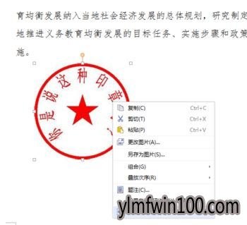 电子印章怎么用?winwin7教你使用电子印章的方法2