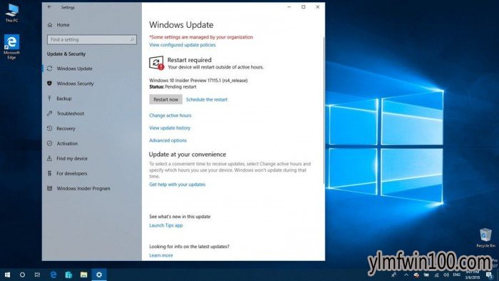 雨林木风Windows 10 Build 17115发布