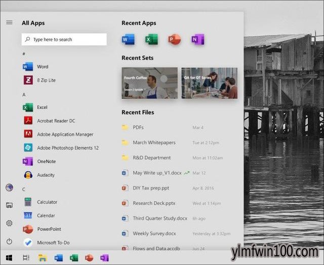 回顾设计师们眼中的Windows 10开始菜单