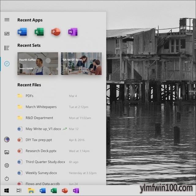 回顾设计师们眼中的Windows 10开始菜单