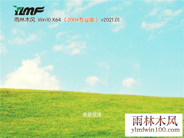 ľ Win10 64λרҵ(2004) v2021.01